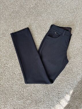 Bertini Dark Gray Slim Stretch Dress Pants